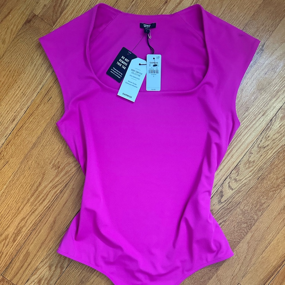 Express Fuchsia Bodysuit